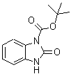 structure of CAS# 161468-45-7, 2-Methyl-2-Propanyl 2-Oxo-2,3-Dihydro-1H-Benzimidazole-1-Carboxylate;1H-Benzim<wbr>idazole-1<wbr>-carboxyl<wbr>ic acid, <wbr>2,3-dihyd<wbr>ro-2-oxo-<wbr>, 1,1-dim<wbr>ethylethy<wbr>l ester;2-HYDROXY-BENZOIMIDAZOLE-1-CARBOXYLICACIDTERT-BUTYLESTER;N-Boc-2-hydroxybenzimidazole
