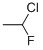 structure of CAS# 1615-75-4, 1-Chloro-1-Fluoro-Ethane;1-Chlorofluoroethane;Brn 1730840;Ethane, 1-Chloro-1-Fluoro-