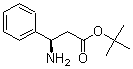 结构式 CAS# 161671-34-7, (betaR)-beta-氨基-苯丙酸叔丁酯