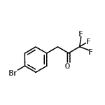 结构式 CAS# 161809-64-9, 3-(4-溴苯基)-1,1,1-三氟丙酮