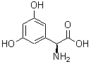 structure of CAS# 162870-29-3, (2S)-Amino(3,5-Dihydroxyphenyl)Acetic Acid;