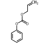 结构式 CAS# 16308-68-2, 烯丙基苯基碳酸酯