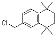 structure of CAS# 163117-71-3, 6-(Chloromethyl)-1,2,3,4-Tetrahydro-1,1,4,4-Tetramethyl-Naphthalene;Naphthalene, 6-(Chloromethyl)-1,2,3,4-Tetrahydro-1,1,4,4-Tetramethyl-;6-(CHLOROMETHYL)-1,1,4,4-TETRAMETHYL-1,2,3,4-TETRAHYDRONAPHTHALENE