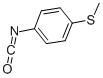structure of CAS# 1632-84-4, 4-(Methylthio)Phenyl Isocyanate;1-Isocyanato-4-Methylsulfanyl-Benzene;1-Isocyanato-4-(Methylthio)Benzene;Zinc00152300