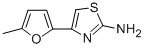 structure of CAS# 1634-46-4, 4-(5-Methyl-2-Furyl)-1,3-Thiazol-2-Amine;4-(5-Methyl-2-Furyl)Thiazol-2-Amine;4-(5-Methyl-2-Furyl)-2-Thiazolamine;[4-(5-Methyl-2-Furyl)Thiazol-2-Yl]Amine