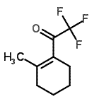 CAS 登录号：163882-72-2， 2,2,2-三氟-1-(2-甲基-1-环己烯-1-基)乙酮