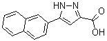structure of CAS# 164295-94-7, 5-(2-Naphthalenyl)-1H-Pyrazole-3-carboxylic Acid;5-NAPHTHALEN-2-YL-1H-PYRAZOLE-3-CARBOXYLIC ACID, 95+%;5-NAPHTHALEN-2-YL-1H-PYRAZOLE-3-CARBOXYLIC ACID;5-Naphth-2-Yl-1H-Pyrazole-3-Carboxylic Acid