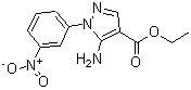 structure of CAS# 16459-34-0, Ethyl 5-Amino-1-(3-Nitrophenyl)-1H-Pyrazole-4-Carboxylate;Ethyl 5-amino-1-(3-nitrophenyl)pyrazole-4-carboxylate