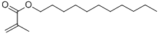 structure of CAS# 16493-35-9, n-Undecyl Methacrylate;2-Methylprop-2-Enoic Acid Undecyl Ester;2-Methylacrylic Acid Undecyl Ester;2-Propenoic Acid, 2-Methyl-, Undecyl Ester