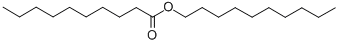 structure of CAS# 1654-86-0, n-Capric Acid n-Decyl Ester;Decanoic Acid Decyl Ester;Capric Acid Decyl Ester