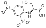 structure of CAS# 1655-64-7, N-(2,4-Dinitrophenyl)-L-Serine;2-[(2,4-Dinitrophenyl)Amino]-3-Hydroxy-Propanoic Acid;2-[(2,4-Dinitrophenyl)Amino]-3-Hydroxy-Propionic Acid;N-2,4-Dnp-L-Serine