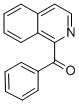 structure of CAS# 16576-23-1, 1-Isoquinolinyl Phenyl Ketone;1-Isoquinolyl-Phenyl-Methanone;1-Isoquinolyl-Phenylmethanone;Isoquinolin-1-Yl-Phenyl-Methanone