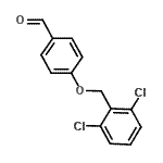 structure of CAS# 166049-76-9, 4-[(2,6-Dichlorobenzyl)Oxy]Benzaldehyde;4-[(2,6-dichlorobenzyl)oxy]benzaldehyde;4-[(2,6-dichlorophenyl)methoxy]benzaldehyde;MFCD03422465