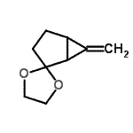CAS 登录号：166193-02-8， 6-亚甲基螺[双环[3.1.0]己烷-2,2'-[1,3]二氧戊环]