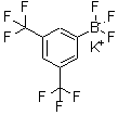 结构式 CAS# 166328-09-2, [3,5-二(三氟甲基)苯基](三氟)硼酸(1-)钾盐