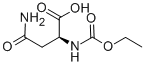 structure of CAS# 16639-91-1, N2-(Ethoxycarbonyl)-L-Asparagine;N(ɑ)-Ethoxycarbonyl-L-Asparagine, 97%;N(ALPHA)-ETHOXYCARBONYL-L-ASPARAGINE;L-Asparagine, N2-(Ethoxycarbonyl)-