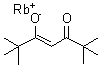 structure of CAS# 166439-15-2, Rubidium (3Z)-2,2,6,6-Tetramethyl-5-Oxo-3-Hepten-3-Olate;4-hepten-<wbr>3-one, 5-<wbr>hydroxy-2<wbr>,2,6,6-te<wbr>tramethyl<wbr>-, rubidi<wbr>um salt, <wbr>(4Z)- (1:<wbr>1);rubidium (3Z)-2,2,6,6-tetramethyl-5-oxohept-3-en-3-olate;RUBIDIUM 2,2,6,6-TETRAMETHYLHEPTANEDIONATE