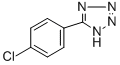 structure of CAS# 16687-61-9, 5-(4-Chlorophenyl)-2H-Tetrazole;5-(4-Chlorophenyl)-2H-1,2,3,4-Tetrazole;St5408112;6F-900