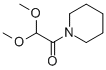 structure of CAS# 16695-59-3, 2,2-Dimethoxy-1-(1-Piperidinyl)-Ethanone;2,2-Dimethoxy-1-Piperidin-1-Ylethan-1-One;2,2-Dimethoxy-1-(Piperidin-1-Yl)Ethanone;2,2-DIMETHOXY-1-PIPERIDINO-1-ETHANONE