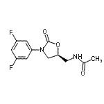 CAS 登录号：167010-30-2， N-{[(5S)-3-(3,5-二氟苯基)-2-氧代-1,3-恶唑烷-5-基]甲基}乙酰胺