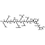 structure of CAS# 167114-91-2, L-Lysyl-L-Lysyl-L-Alanyl-L-Leucyl-L-Arginyl-L-Arginyl-L-Glutaminyl-L-alpha-Glutamyl-L-Alanyl-L-Valyl-L-alpha-Aspartyl-L-Alanyl-L-Leucine;(2S)-2-[(<wbr>2S)-2-[(2<wbr>S)-2-[(2S<wbr>)-2-[(2S)<wbr>-2-[(2S)-<wbr>2-[(2S)-2<wbr>-[(2S)-2-<wbr>[(2S)-2-[<wbr>(2S)-2-[(<wbr>2S)-2-[(2<wbr>S)-6-amin<wbr>o-2-[(2S)<wbr>-2,6-diam<wbr>inohexana<wbr>mido]hexa<wbr>namido]pr<wbr>opanamido<wbr>]-4-methy<wbr>lpentanam<wbr>ido]-5-ca<wbr>rbamimida<wbr>midopenta<wbr>namido]-5<wbr>-carbamim<wbr>idamidope<wbr>ntanamido<wbr>]-4-carba<wbr>moylbutan<wbr>amido]-4-<wbr>carboxybu<wbr>tanamido]<wbr>propanami<wbr>do]-3-met<wbr>hylbutana<wbr>mido]-3-c<wbr>arboxypro<wbr>panamido]<wbr>propanami<wbr>do]-4-met<wbr>hylpentan<wbr>oic acid;AIP;Autocamtide-2-related inhibitory peptide