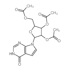 CAS 登录号：16754-78-2， [3,4-二乙酰氧基-5-(5-氧代-2,4,9-三氮杂双环[4.3.0]壬-3,7,10-三烯-9-基)四氢呋喃-2-基]甲基乙酸酯