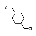 结构式 CAS# 167545-47-3, 4-乙基环己烷甲醛