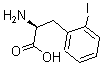 结构式 CAS# 167817-55-2, 2-碘-L-苯丙氨酸