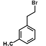 structure of CAS# 16799-08-9, 1-(2-Bromoethyl)-3-Methylbenzene;1-(2-Bromo-ethyl)-3-methyl-benzene;1-(2-Bromoethyl)-3-methylbenzene #;3-Methylphenethyl bromide