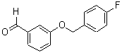 结构式 CAS# 168084-96-6, 3-[(4-氟苄基)氧基]苯甲醛