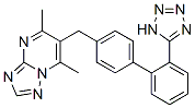 CAS 登录号：168152-68-9， 5,7-二甲基-6-[[4-[2-(2H-四唑-5-基)苯基]苯基]甲基]-[1,2,4]三唑并[1,5-a]嘧啶
