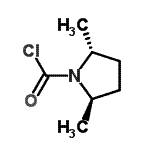 CAS#: 168253-01-8， (2R,5R)-2,5-Dimethyl-1-Pyrrolidinecarbonyl Chloride