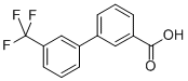 structure of CAS# 168619-05-4, 3-[3-(Trifluoromethyl)Phenyl]Benzoate;Zinc02574069
