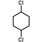 结构式 CAS# 16890-91-8, 1,4-二氯环己烷