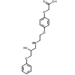 CAS#: 1692-26-8， (4-{2-[(2-Hydroxy-3-Phenoxypropyl)Amino]Ethoxy}Phenoxy)Acetic Acid