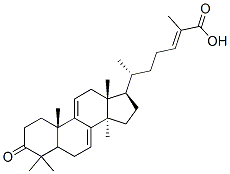 CAS#: 16929-95-6， 3-Oxo-Lanosta-7,9(11),24-Trien-26-Oic Acid