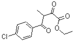 结构式 CAS# 169544-41-6, 4-氯-beta-甲基-alpha,gamma-二氧代-苯丁酸乙酯