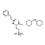 CAS#: 16966-08-8， N-[(Benzyloxy)Carbonyl]-O-(2-Methyl-2-Propanyl)-L-Serine - N-Cyclohexylcyclohexanamine (1:1)