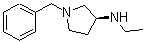 结构式 CAS# 169750-99-6, (3S)-N-乙基-1-(苯基甲基)-3-吡咯烷胺