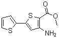结构式 CAS# 169759-79-9, 4-氨基-[2,2'-联噻吩]-5-羧酸甲酯