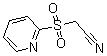 结构式 CAS# 170449-34-0, 2-(2-吡啶基磺酰基)-乙腈