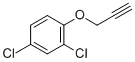 structure of CAS# 17061-90-4, 2,4-Dichloro-1-(2-Propyn-1-Yloxy)-Benzene;2,4-Dichloro-1-Prop-2-Ynoxy-Benzene;2,4-Dichloro-1-Propargyloxy-Benzene;Zinc03884070