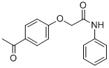 结构式 CAS# 17172-76-8, 2-(4-乙酰苯氧基)-N-苯基-乙酰胺