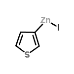 结构式 CAS# 172035-85-7, 碘(3-噻吩基)锌