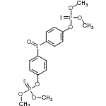 CAS#: 17210-55-8， O,O,O',O'-Tetramethyl O,O'-(Sulfinyldi-4,1-Phenylene) Bis(Phosphorothioate)