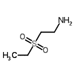 structure of CAS# 173336-82-8, 2-(Ethylsulfonyl)Ethanamine;[2-(Ethylsulfonyl)ethyl]amine;1-(ethylsulfonyl)eth-2-ylamine;2-(ethanesulfonyl)ethan-1-amine