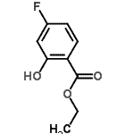 结构式 CAS# 1737-21-9, 4-氟-2-羟基苯甲酸乙酯
