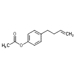 structure of CAS# 173852-01-2, 4-(3-Buten-1-Yl)Phenyl Acetate;4-(4-Acetoxyphenyl)-1-butene;MFCD08064673