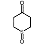structure of CAS# 17396-36-0, 4-Oxotetrahydro-2H-Thiopyranium-1-Olate;1-Oxo-tetrahydro-1λ*4*-thiopyran-4-one;Tetrahydro-4H-thiopyran-4-one 1-oxide #;thiane-1,4-dione