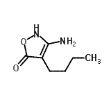 CAS 登录号：17399-71-2， 3-氨基-4-丁基-1,2-恶唑-5(2H)-酮